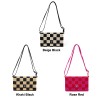Checkered Crossbody Sling Bag