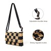Checkered Crossbody Sling Bag