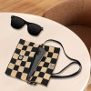 Checkered Crossbody Sling Bag
