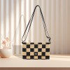 Checkered Crossbody Sling Bag