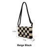 Checkered Crossbody Sling Bag
