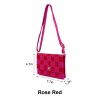 Checkered Crossbody Sling Bag