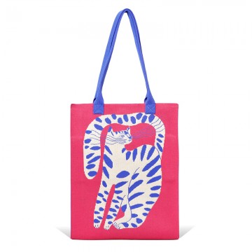 Double-Sided Knit Tote Bag