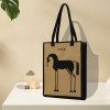 Double-Sided Knit Tote Bag