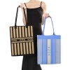 Double-Sided Knit Tote Bag