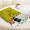 Green Knitted Tote Crossbody Bag