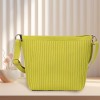 Green Knitted Tote Crossbody Bag