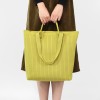 Green Knitted Tote Crossbody Bag