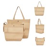 Khaki Crochet Summer Beach Bag