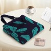 Knitted Leaf Tote Bag