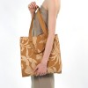Knitted Leaf Tote Bag