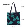 Knitted Leaf Tote Bag