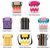 Small Knitted Crossbody Bag Cell Phone Wallet