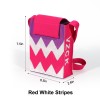 Small Knitted Crossbody Bag Cell Phone Wallet