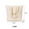 White Knitted Shoulder Tote Bag