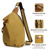 Canvas Crossbody Sling Chest Bag