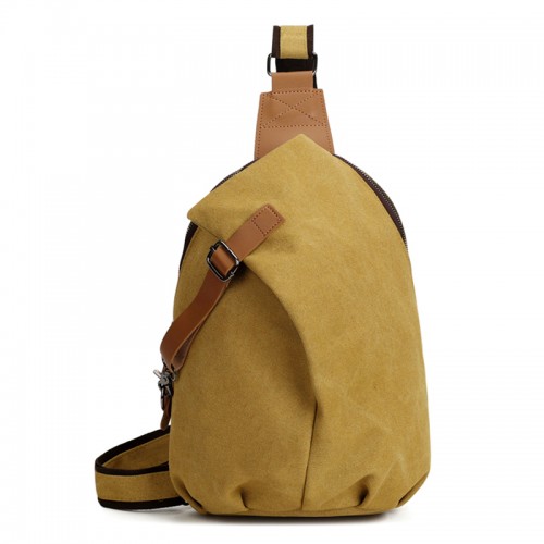 Canvas Crossbody Sling Chest Bag