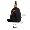 Canvas Crossbody Sling Chest Bag