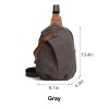 Canvas Crossbody Sling Chest Bag