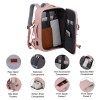 Expandable 34L Carry-On Travel Backpack