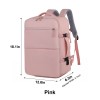 Expandable 34L Carry-On Travel Backpack