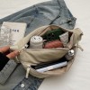 Nylon Crescent Crossbody Shoulder Bag
