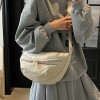 Nylon Crescent Crossbody Shoulder Bag