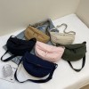 Nylon Crescent Crossbody Shoulder Bag
