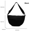 Nylon Crescent Crossbody Shoulder Bag