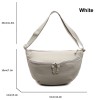 Nylon Crescent Crossbody Shoulder Bag