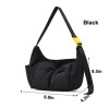 Nylon Hobo Crossbody Tote Bag