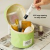 Cylinder Cosmetic Bag with Zipper
