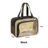 Clear Travel Duffle Bag with Shoe Compartment