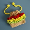 Handmade Crochet Drawstring Coin Purse & Earphone Pouch