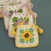 Handmade Crochet Sunflower Coin Purse