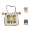 Handmade Crochet Sunflower Coin Purse