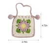 Handmade Crochet Sunflower Coin Purse