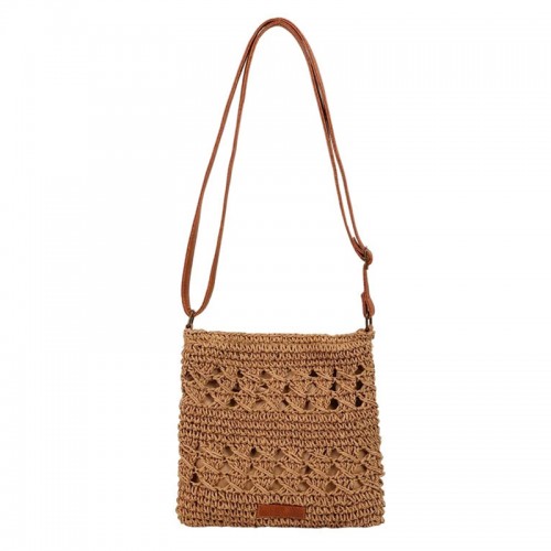 Straw Crochet Crossbody Shoulder Bag