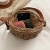 Straw Crochet Crossbody Shoulder Bag