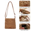 Straw Crochet Crossbody Shoulder Bag