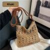 Straw Crochet Crossbody Shoulder Bag
