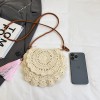 Woven Crossbody Bag with Tassel