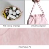 Velvet Drawstring Makeup Bag for Women