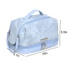 Double Layer Makeup Bag with Compartments