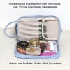 Double Layer Makeup Bag with Compartments